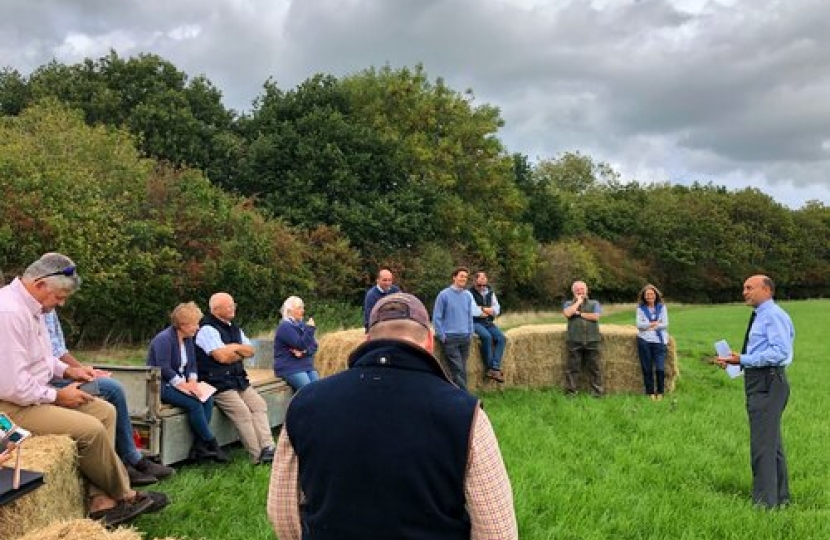 Andrew joins local farmers in the first ‘Farmers in the field’ meeting