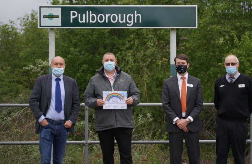 Photo L-R – Andrew Griffith MP, Howard Clear, Chris Fowler, Mick Smith