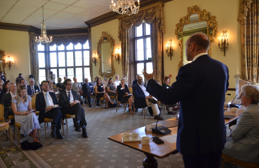 Andrew addressing delegates at SussExport (photo credit: Wilton Park)