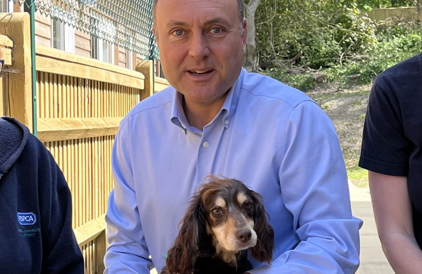 Andrew Griffith MP at Mount Noddy (May 2022)