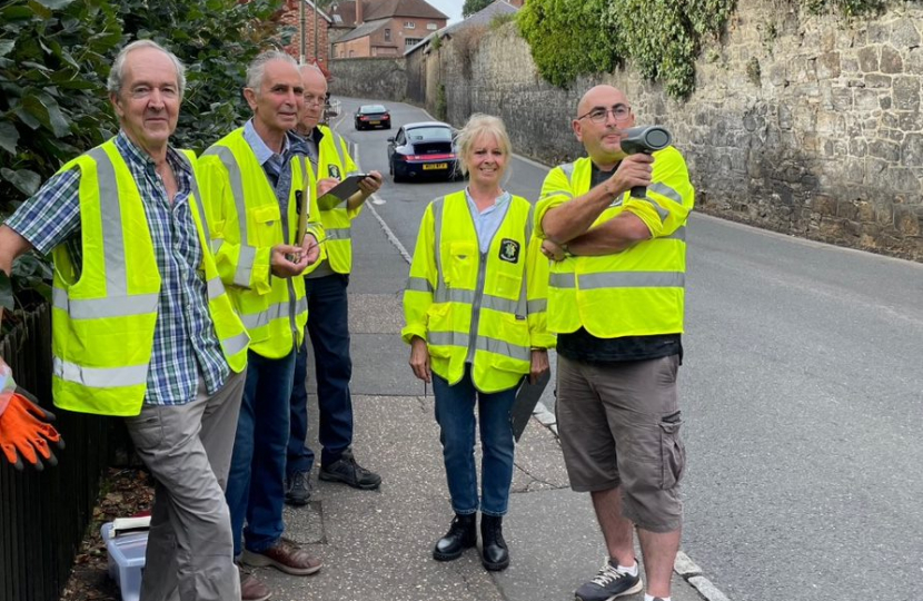 Petworth Community Speedwatch Group in North Street