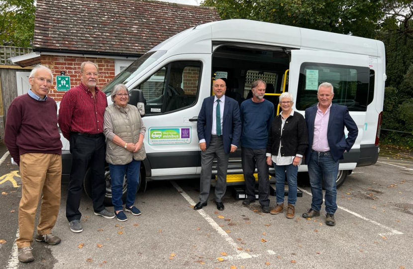 ANdrew with West Sussex Minibus Association 