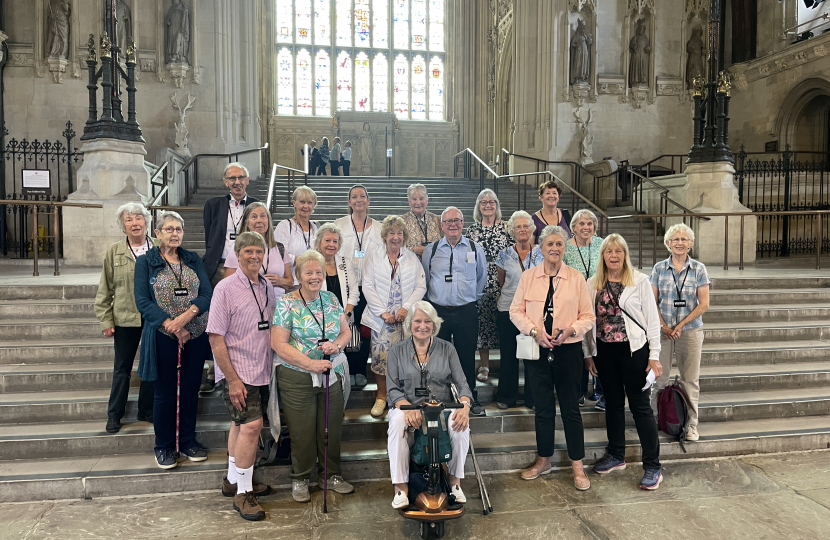 Ladybirds of Henfield on Parliament tour