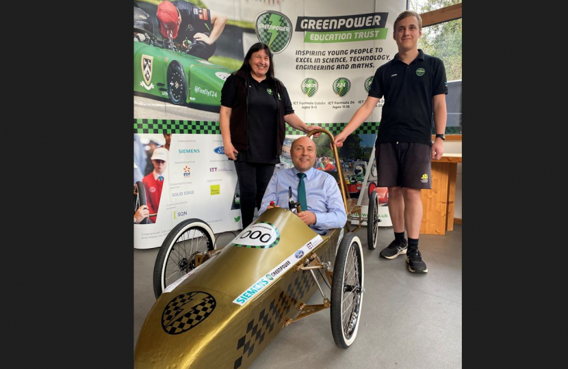 Andrew Griffith at Greenpower Education Trust 