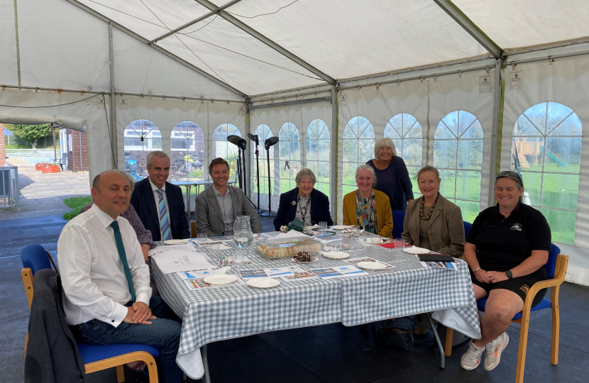 Andrew meeting with Arundel Lido trustees, members and Manager Nikki Richardson