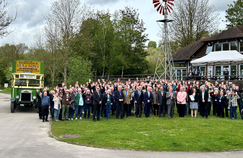 Museum volunteers (Andrew centre front)