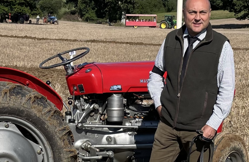 Andrew at West Grinstead Ploughing Match