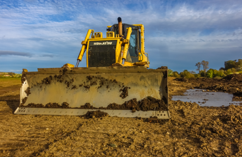 Photo of a development in the English countryside