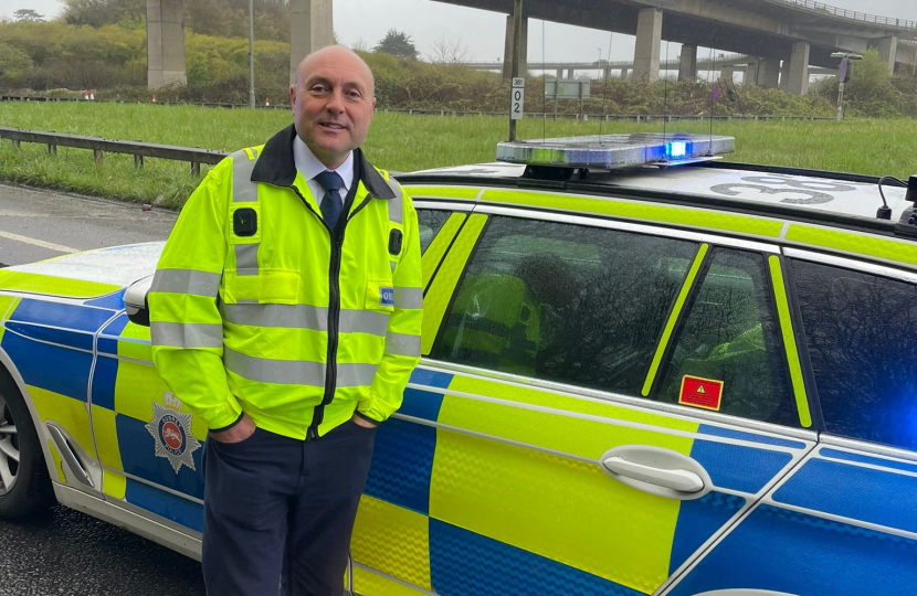 Andrew Griffith on Sussex RPU ride along