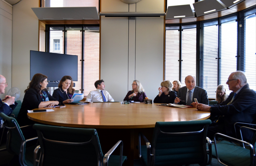 Sussex MPs before their meeting with Southern Water CEO