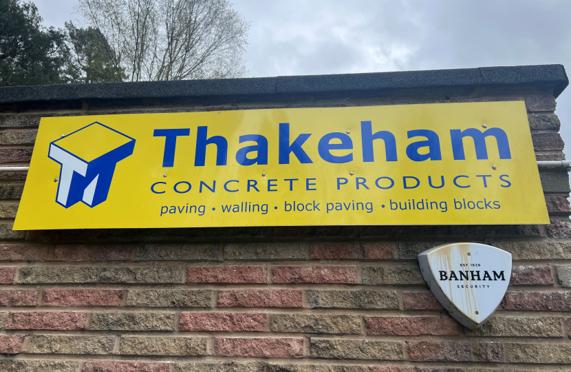 Thakeham Tiles sign 