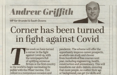 Corner has been turned in fight against Covid