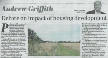 Debate on impact of housing development