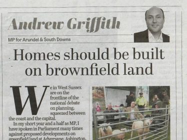 Andrew's column in West Sussex newspapers 24th June