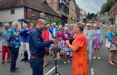 Arundel Festival Arts - Andrew with Emily Barden