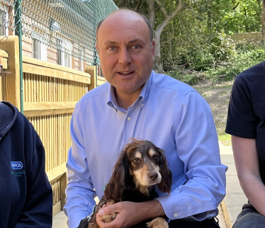 Andrew Griffith MP at Mount Noddy (May 2022)