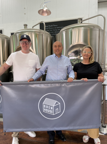 Stuart Walker, Andrew Griffith, Samantha Walker @ The Arundel Brewhouse Project