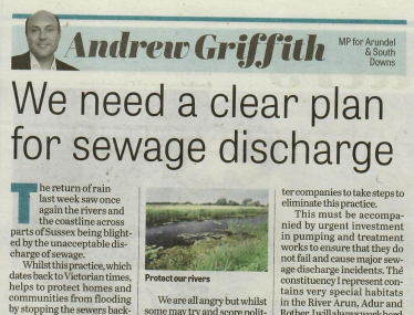 Andrew's column in West Sussex newspapers 25th August