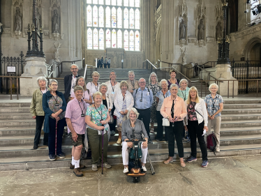 Ladybirds of Henfield on Parliament tour