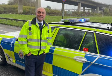 Andrew Griffith on Sussex RPU ride along